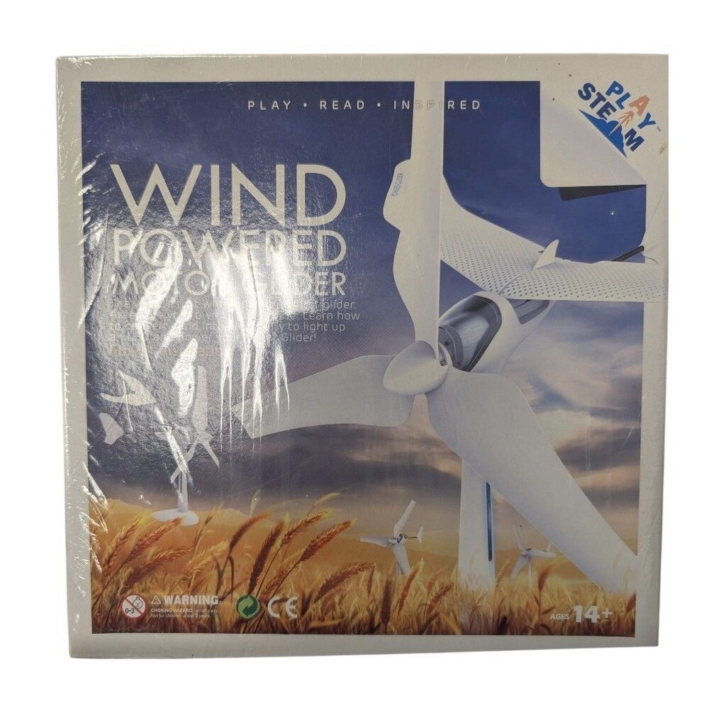 Wind Powered Motor Glider Brand Play Steam New Sealed